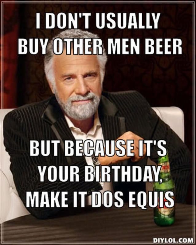 Most Interesting Man In The World Birthday Card