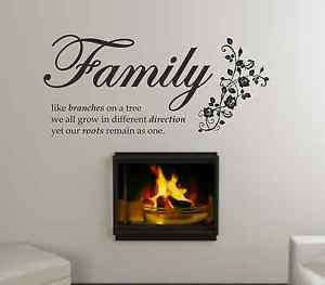Family Quotes Wall Art. QuotesGram