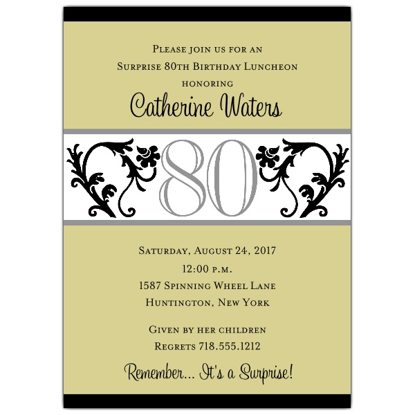 quotes for 80th birthday invitations