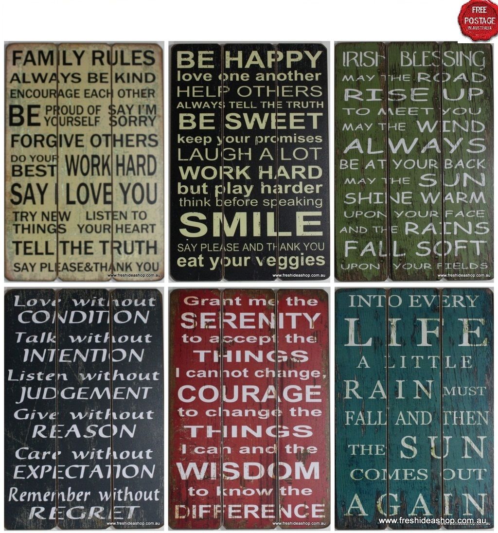 Decorative Wooden Signs With Quotes Quotesgram
