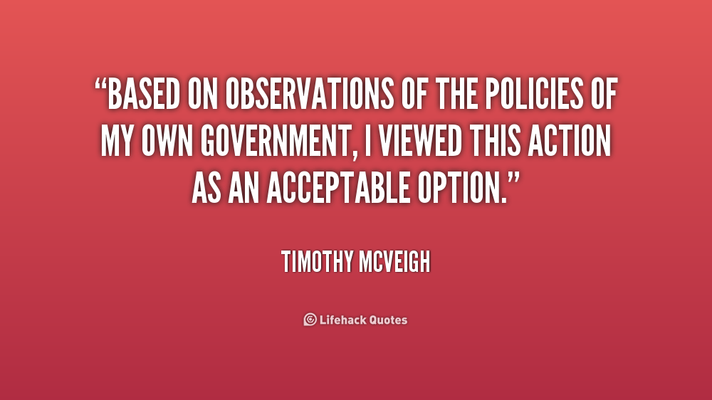 Timothy McVeigh Quotes. QuotesGram