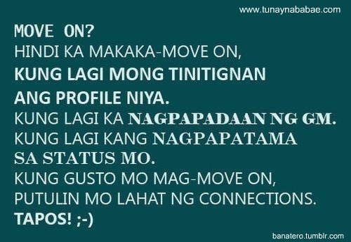 Tagalog Quotes Move On Quotesgram