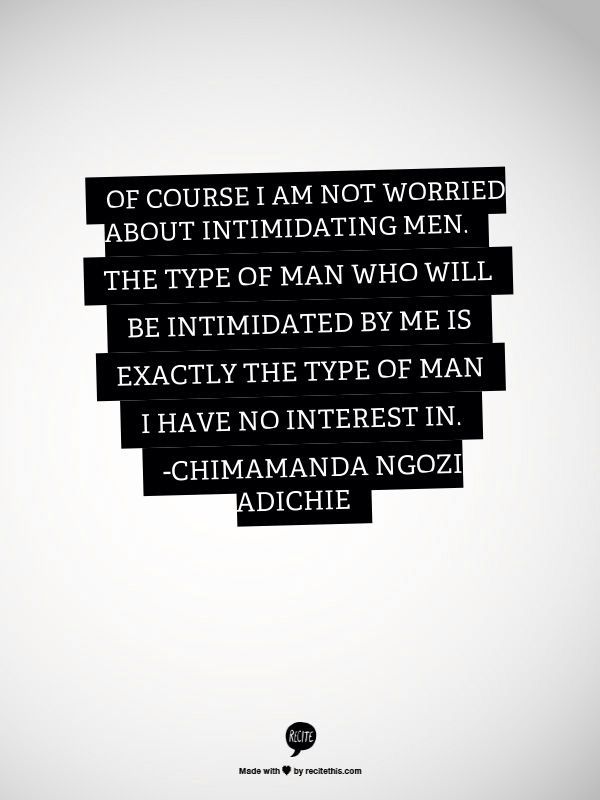 What makes a man intimidating
