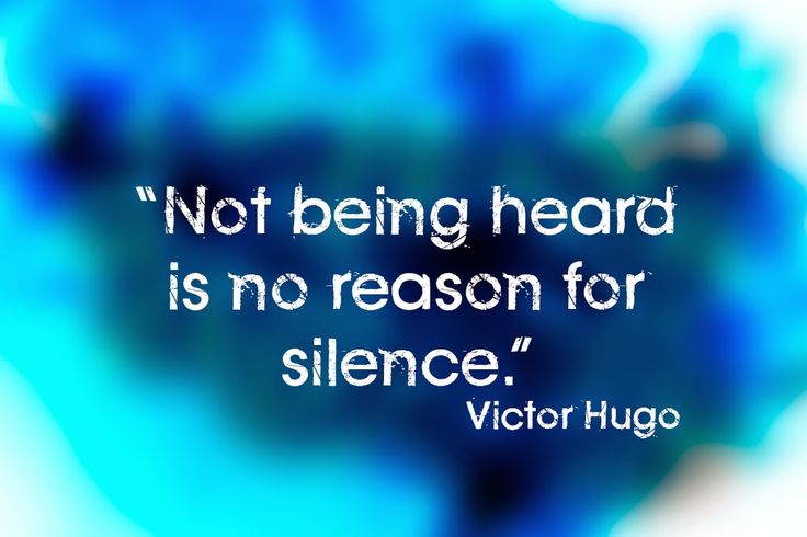 Being Heard Quotes. QuotesGram