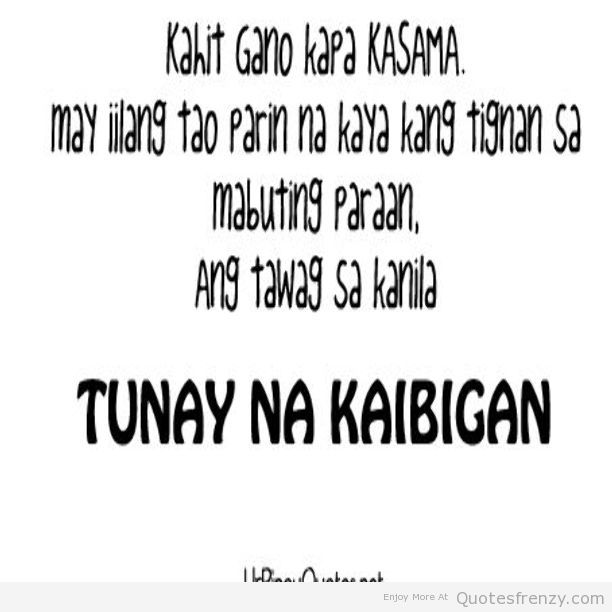 Tagalog Quotes Friends Advice Quotesgram.