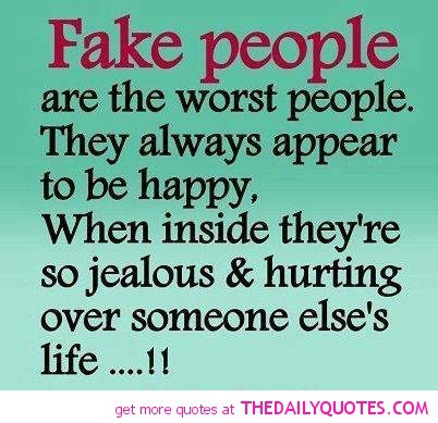 Quotes About Fake People And Family Quotesgram