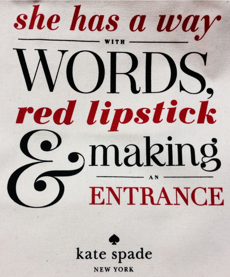 Red Lips Quote