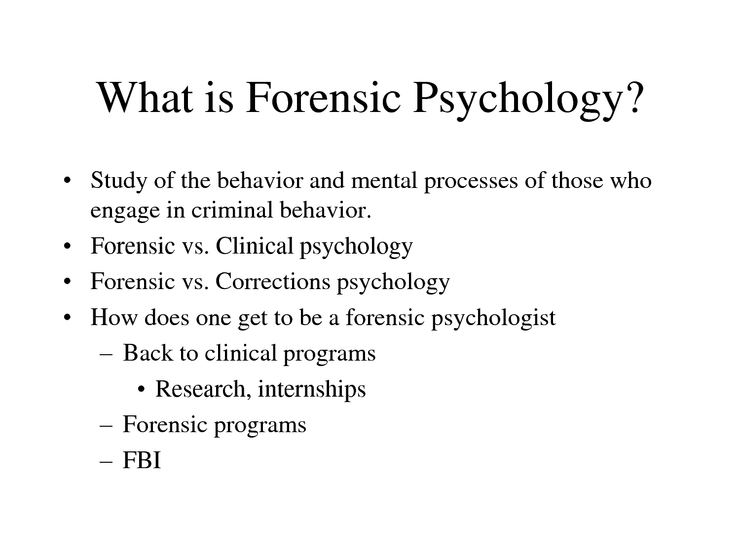 Forensic Psychology Quotes QuotesGram