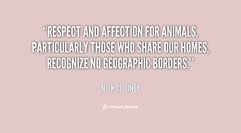 Respect For Animals Quotes. QuotesGram