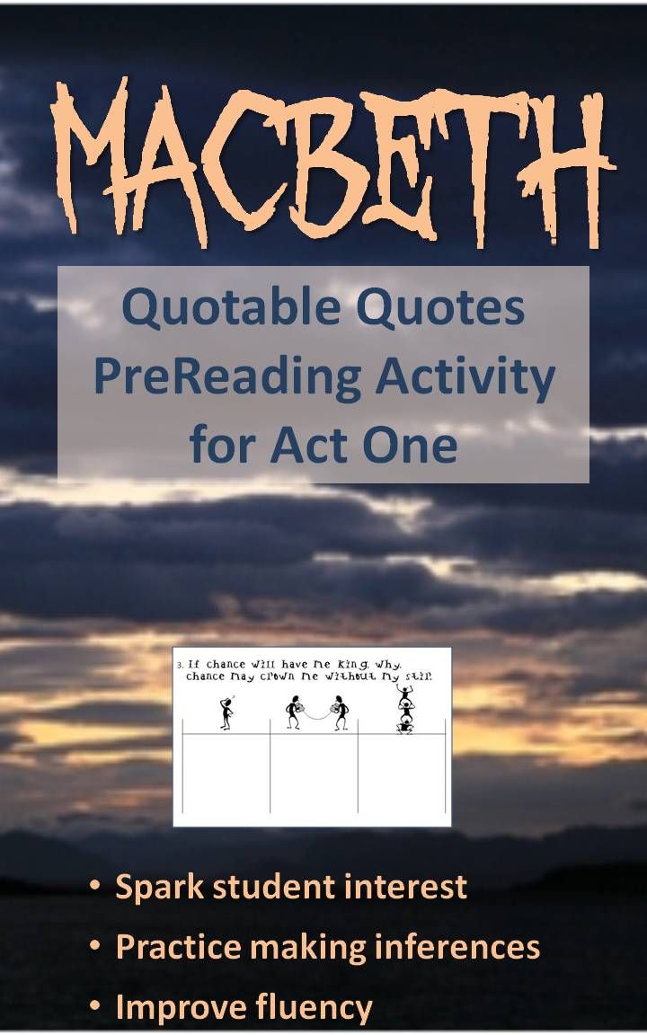 Quotes From Macbeth Act 1. QuotesGram