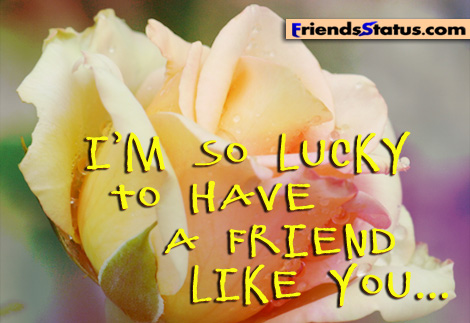 Image result for i'm lucky to have a friend like you quotes