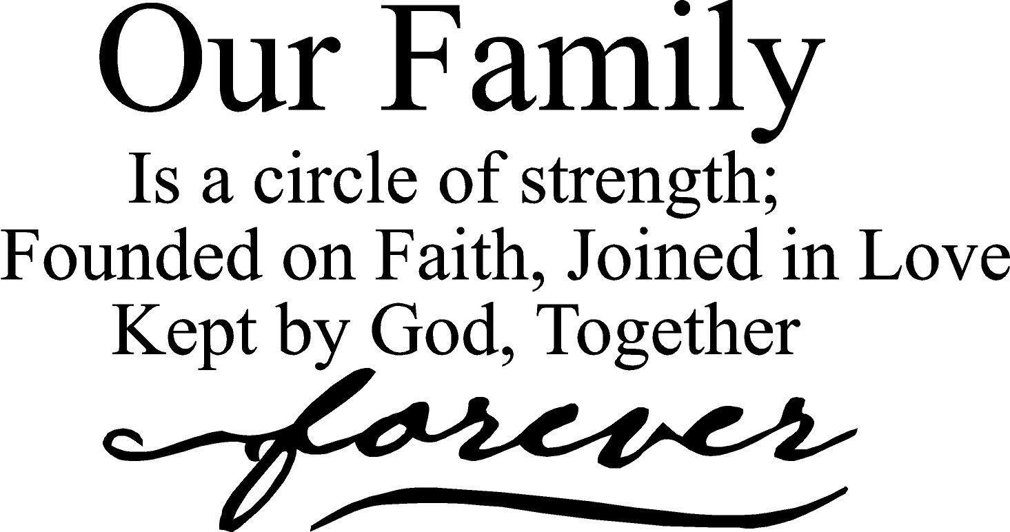 Christian Family Quotes And Sayings. QuotesGram