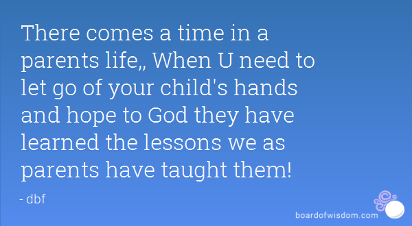 Parents Letting Go Quotes