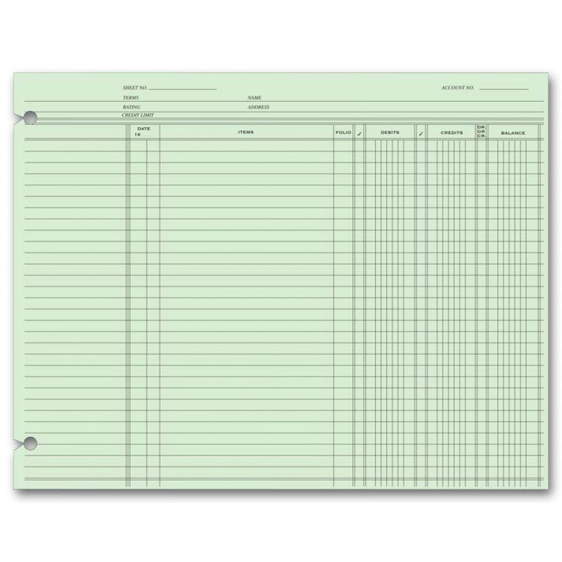 Printable Accounting Paper
