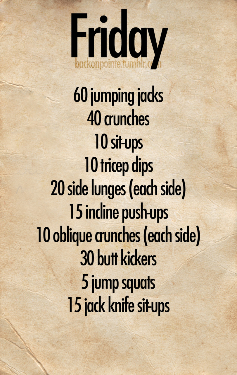 Weekend Workout Routine