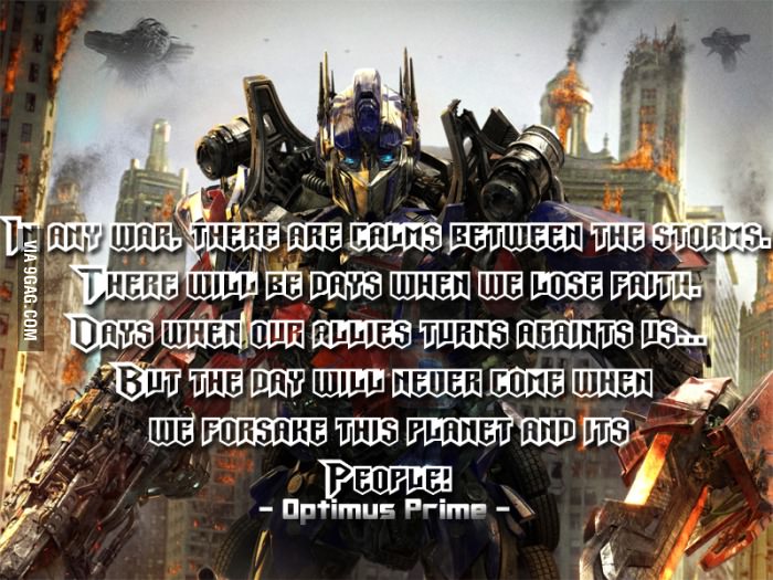 Best Optimus Prime Quotes. QuotesGram