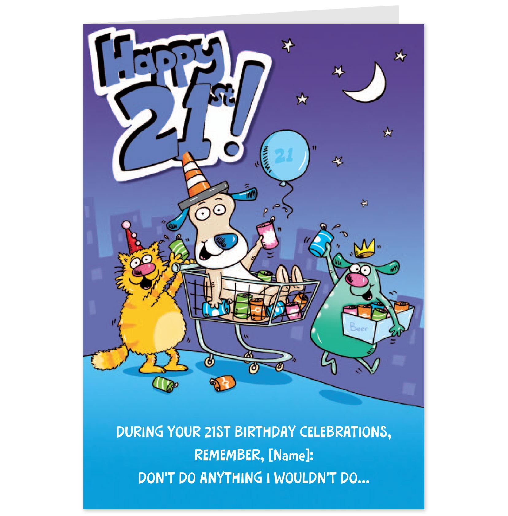 21st Birthday Quotes Funny Ecard Quotesgram