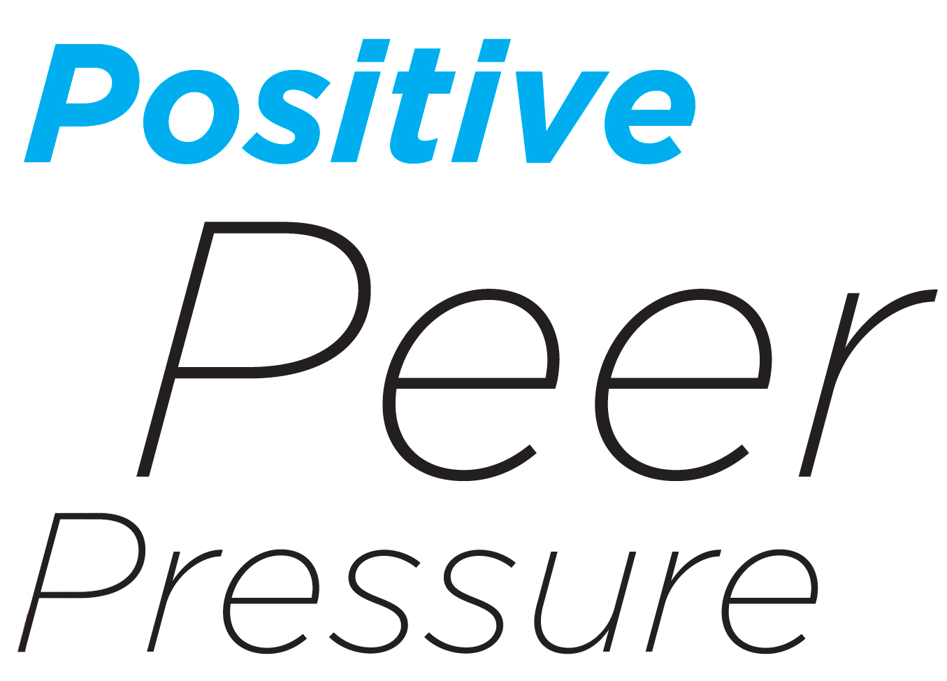 positive peer pressure clipart