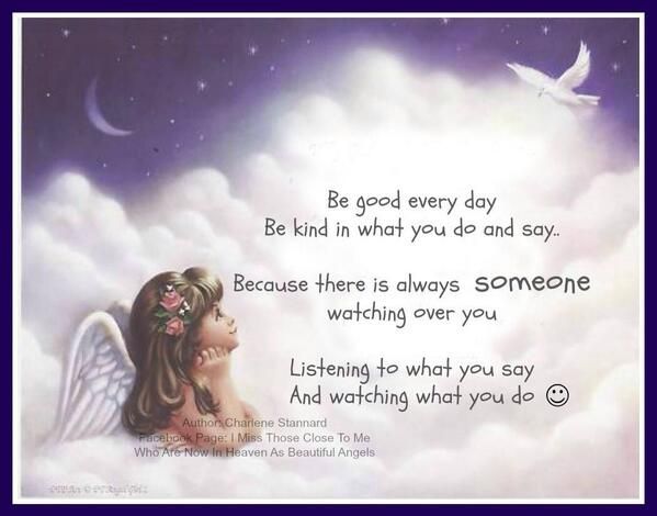 Quotes About Angels Watching Over Us. QuotesGram