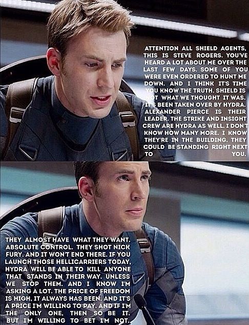 Captain America Memorable Quotes. QuotesGram