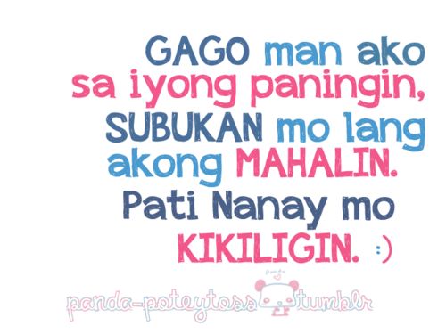 Kilig Tagalog Quotes. QuotesGram