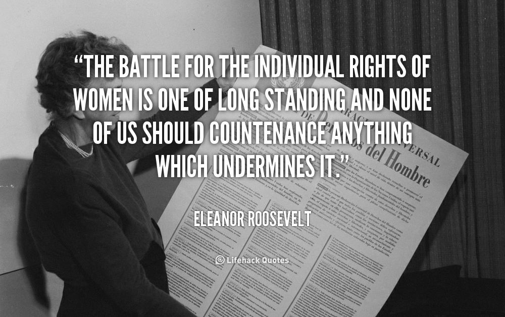 Eleanor Roosevelt Womens Rights Quotes. QuotesGram