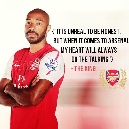 Henry Arsenal Quotes Quotesgram