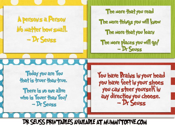 Printable Dr Seuss Quotes. QuotesGram