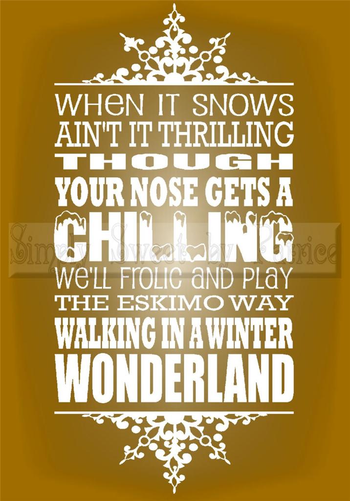 Winter Wonderland Quotes Sayings. QuotesGram