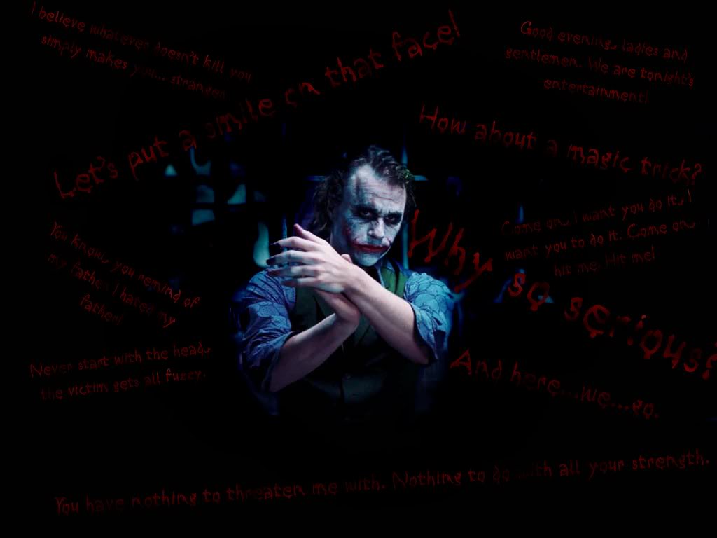 Joker Quotes Wallpaper Quotesgram Joker Quotes Wallpaper Quotesgram