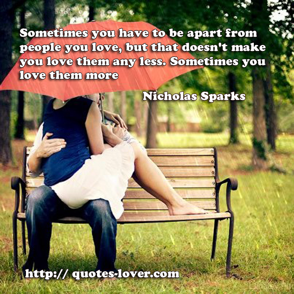 Quotes About Love And Time Apart. QuotesGram