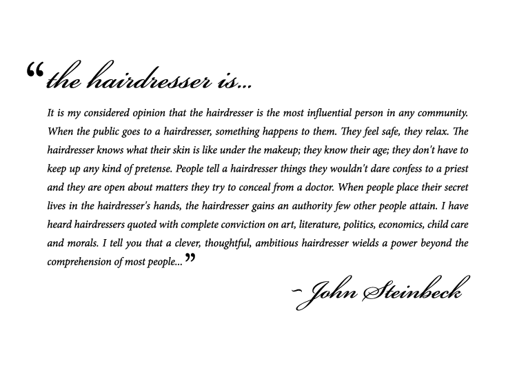 Quotes About Hairdressers Quotesgram