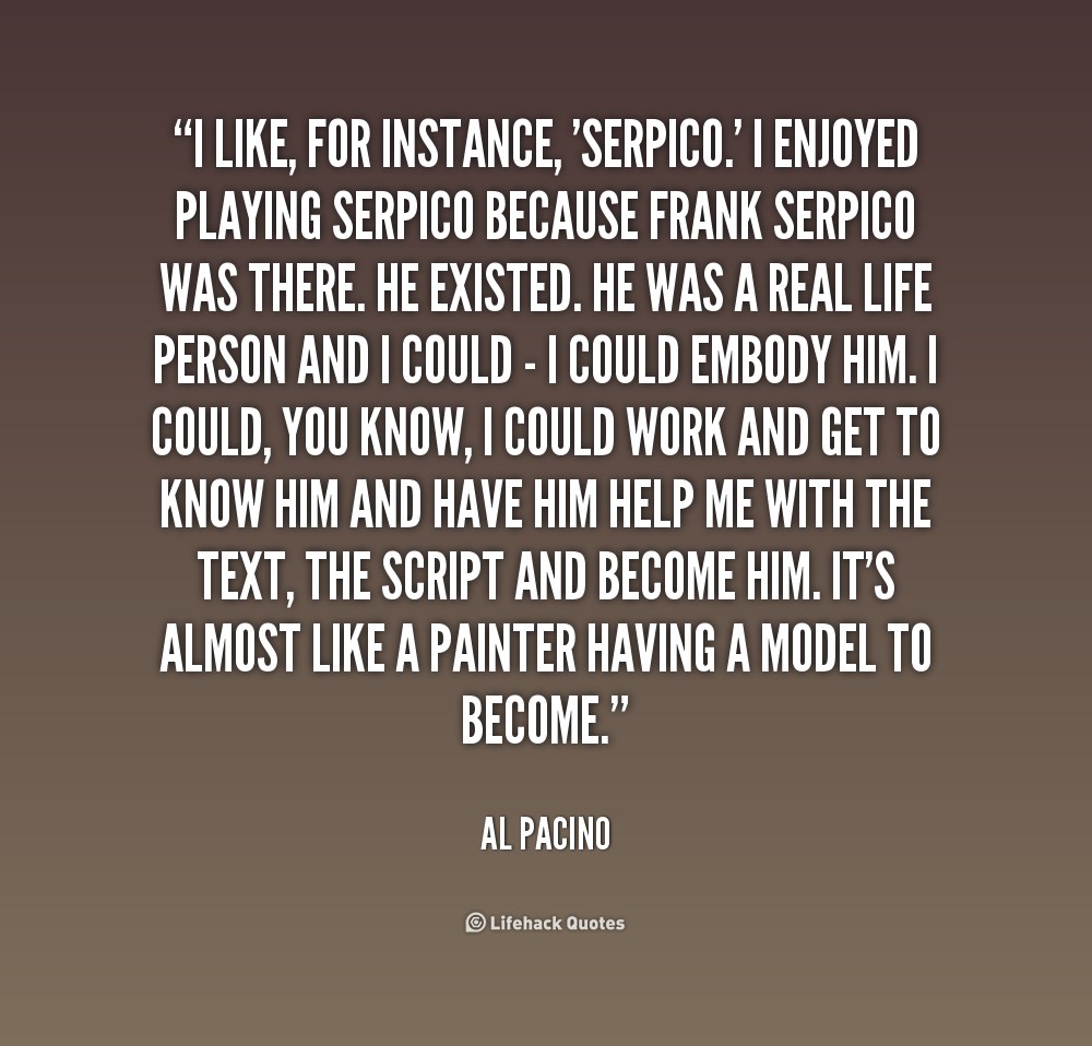 Frank Serpico Quotes. QuotesGram