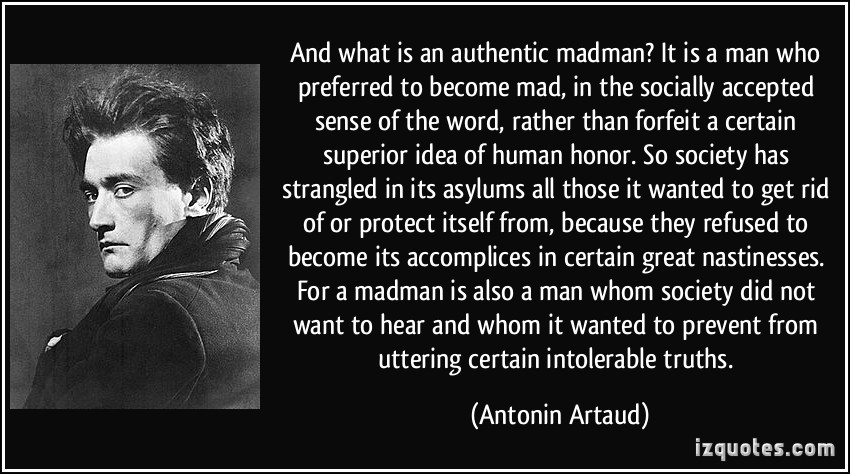 Destroy myself. Antonin Artaud quotes. Ченчи Арто. Цитаты про месть.