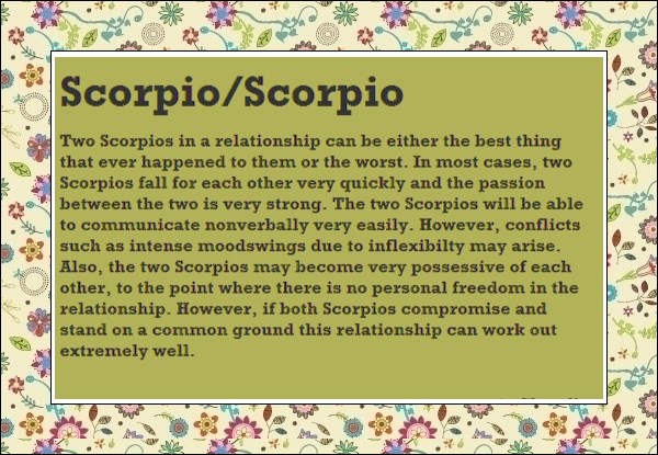 Scorpio and sagittarius friend compatibility