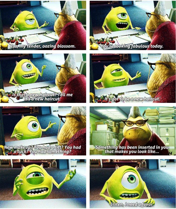 Roz Monsters Inc Quotes Monsters, Inc Quotes. Quotesgram