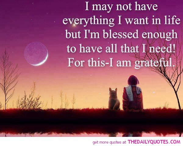 Quotes About Being Thankful And Blessed. QuotesGram