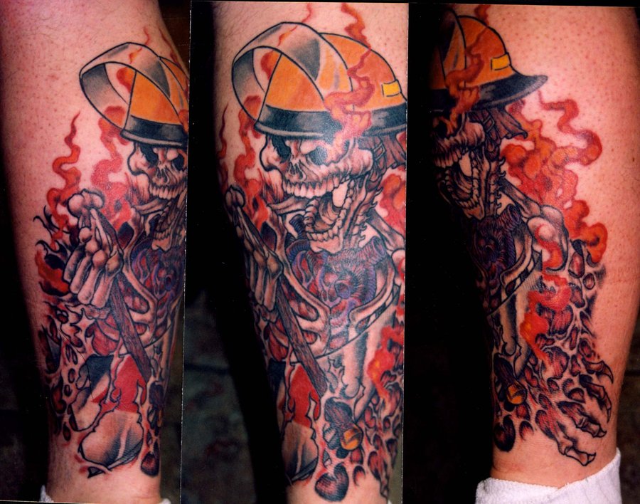 Tattoo uploaded by Edward Smith  Firefighter  Tattoodo