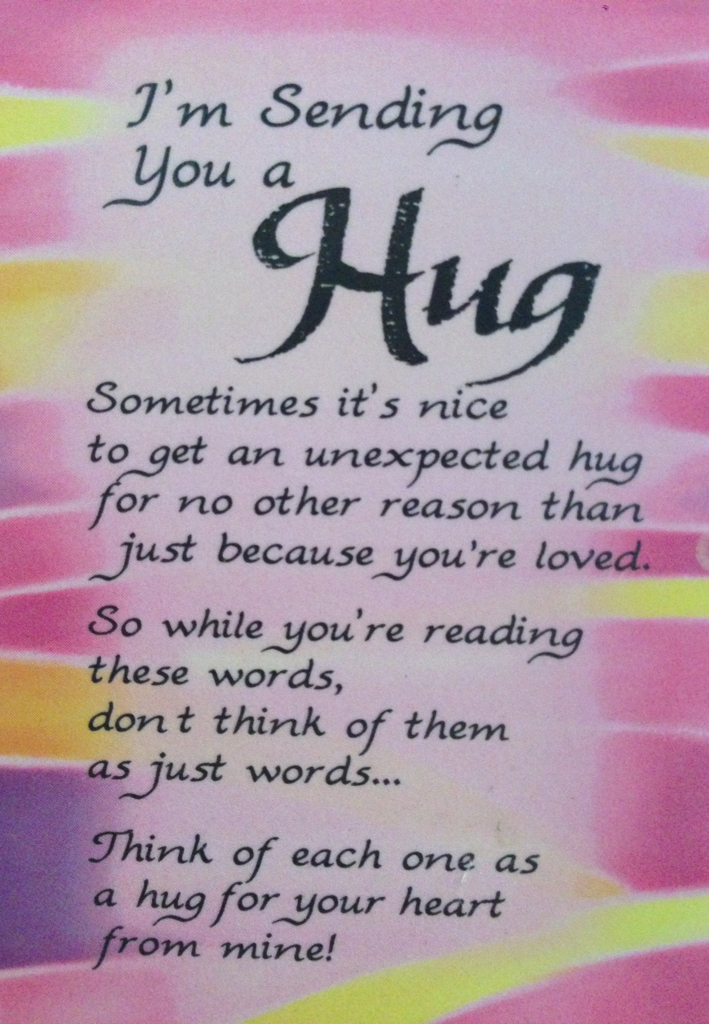 Sending Hugs Quotes QuotesGram