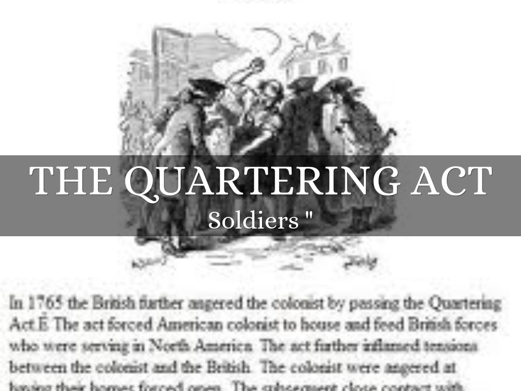 Quartering Act Quotes. QuotesGram