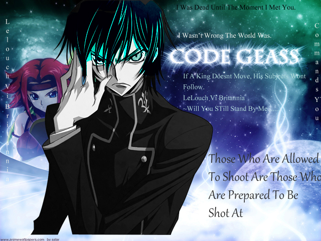 Featured image of post Motivational Code Geass Lelouch Quotes The prince does not feel any sympathy for the people