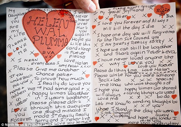 Sweet letter to boyfriend in jail