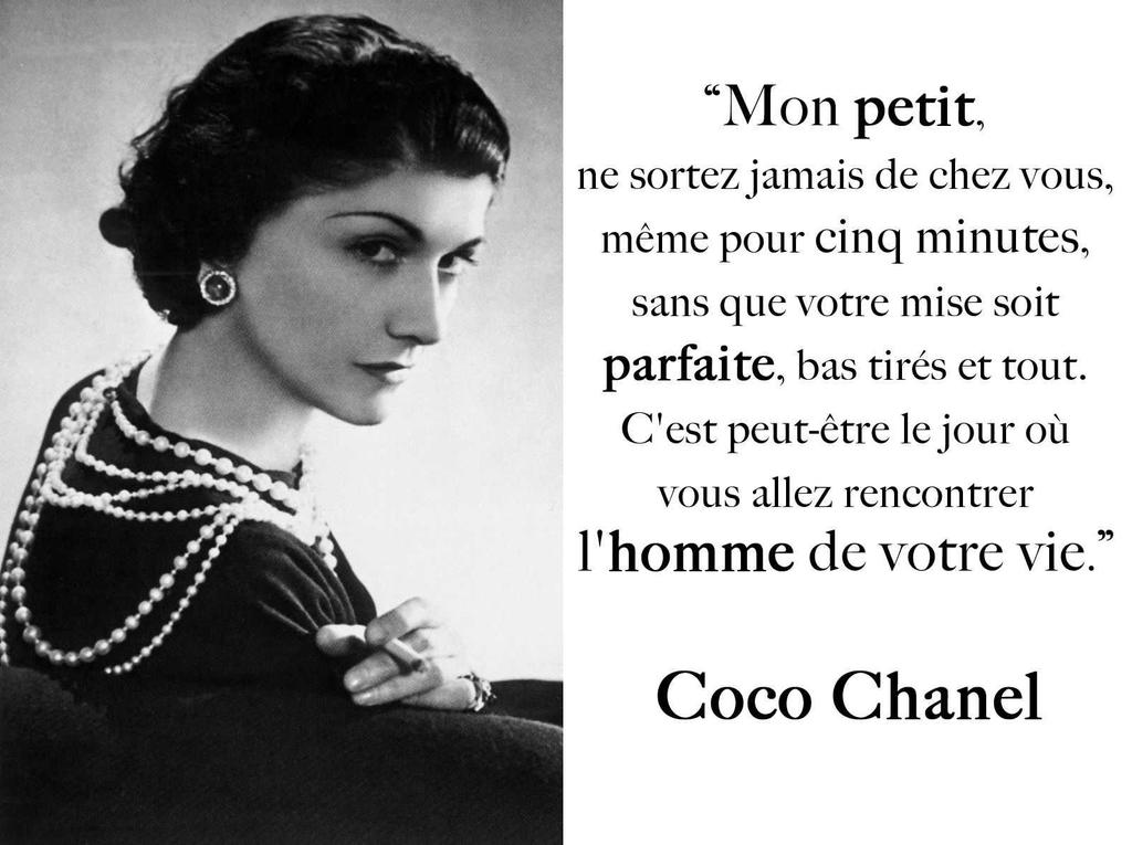 Coco Chanel Quotes In French. QuotesGram