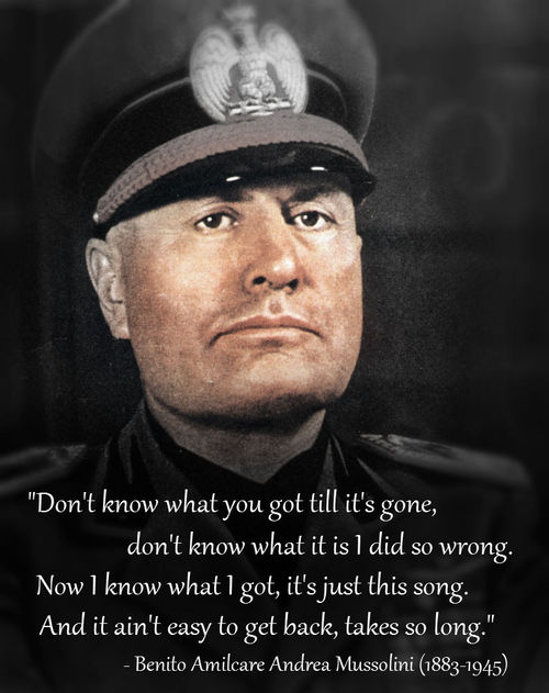 Benito Mussolini Quotes. QuotesGram
