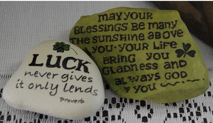 Peace Love Luck – Saint Patrick's Day Quote Text – VinaFrog