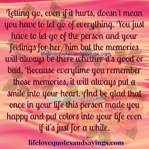 Quotes About Letting Go Of Someone You Love. QuotesGram