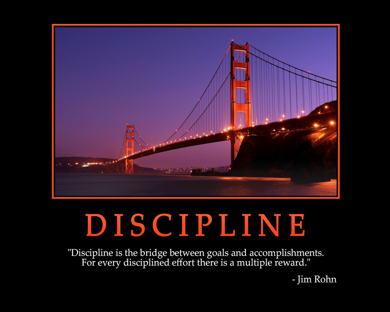 Discipline Wallpaper  Download to your mobile from PHONEKY