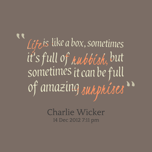 Life Is Full Of Surprises Quotes QuotesGram