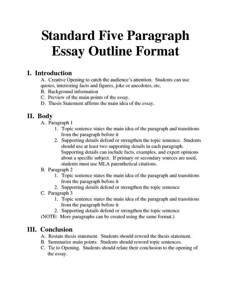 5 paragraph research paper