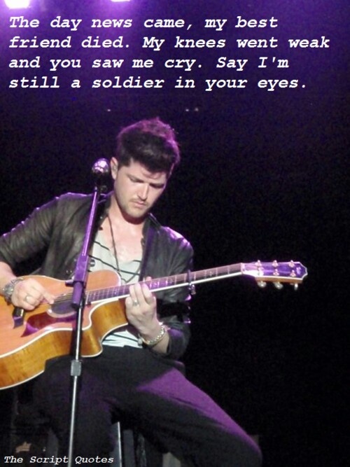 The Script - Superheroes #findyouranthem  Lyrics to live by, Song lyric  quotes, Song quotes